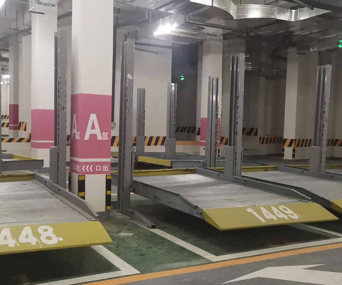 喜德升降橫移機械立體停車設備改造