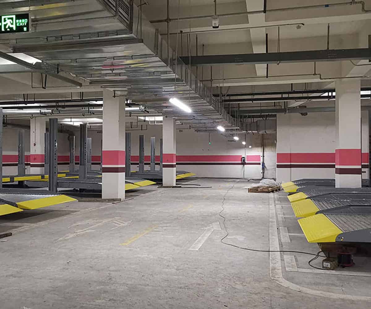 樂山二柱式簡易升降類立體停車庫