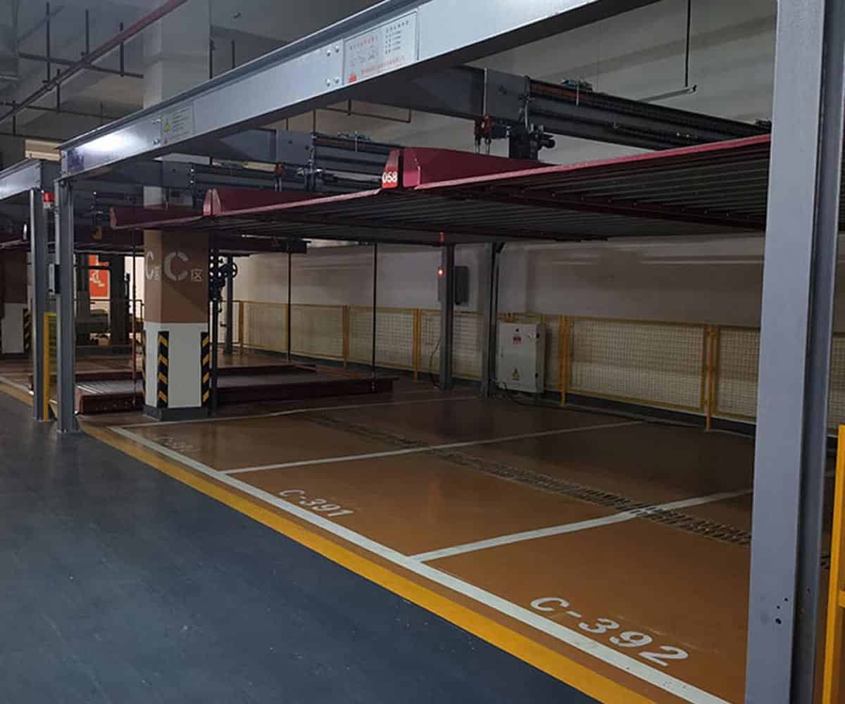 天全二柱式簡易升降類立體車庫