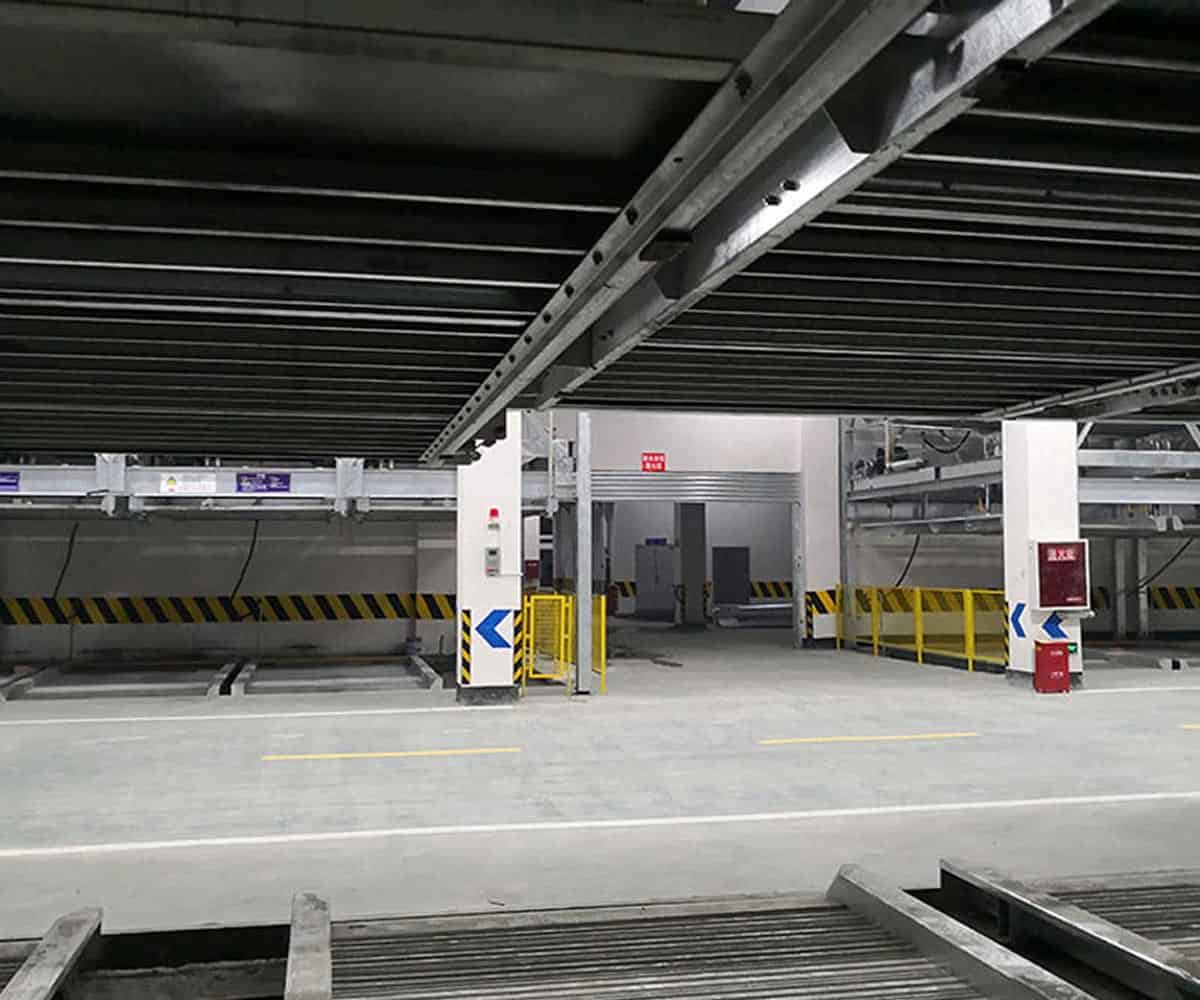 江陽PSH負一正一地坑式二層升降橫移類停車設備