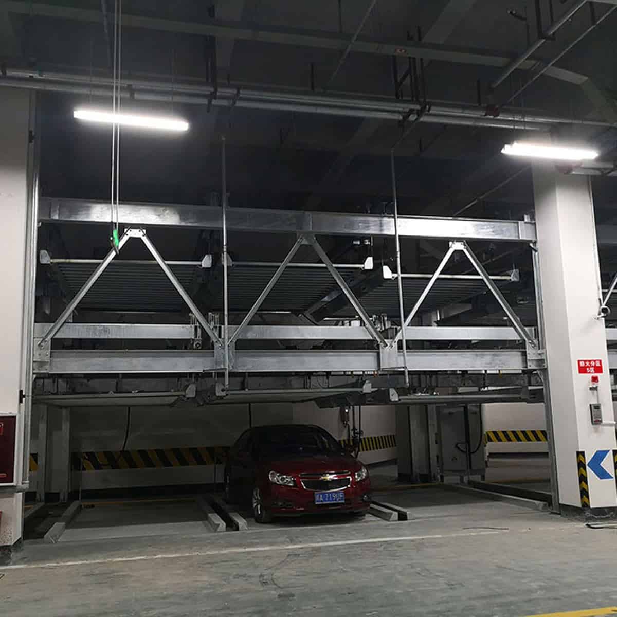 升降橫移式停車設備租賃經營 地下室立體停車租用升降橫移式停車設備租賃經營