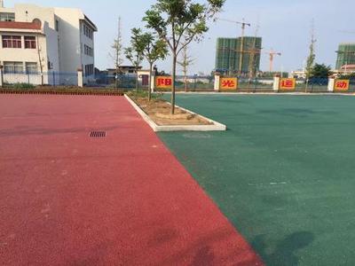 貴陽花溪區大學城透水地坪 生態與實用的完美結合